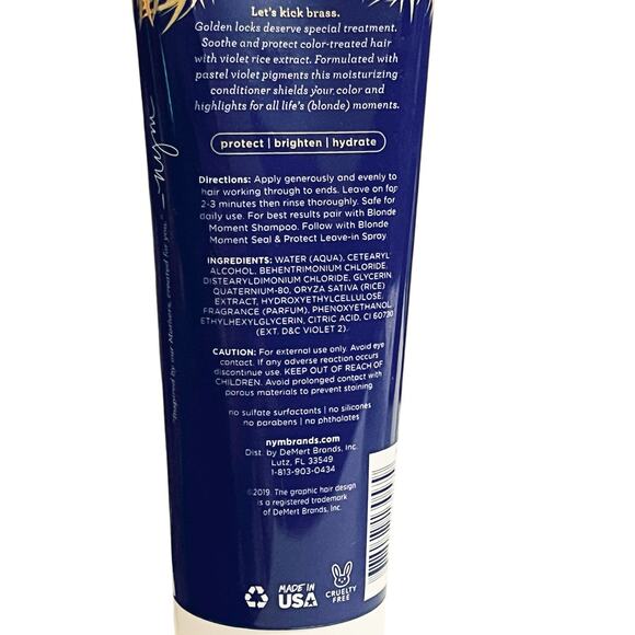 Not Your Mother's Blonde Moment Tone & Repair Purple Conditioner 3 Pack - Picture 4 of 5